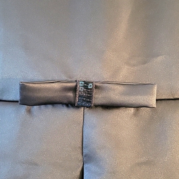 NWT Girls Patachou Navy Satin Dress age 14 years - Picture 2 of 8